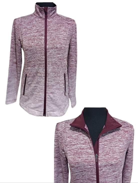 Talbots Jackets & Blazers - T For Talbots Ombre Stripe Casual Athletic Athleisure Jacket